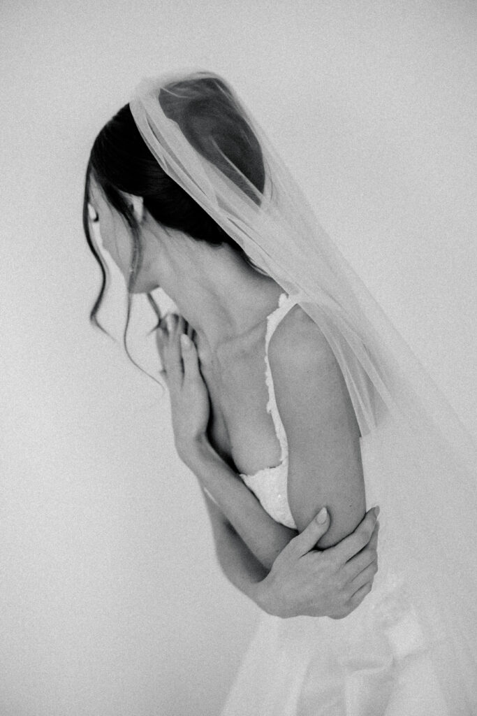 Fine art bridal session at Studio 821 in Newport, Kentucky