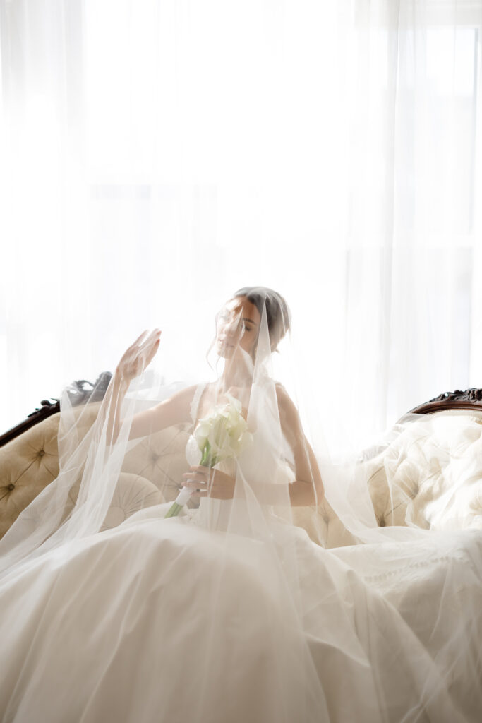 Fine art bridal session at Studio 821 in Newport, Kentucky