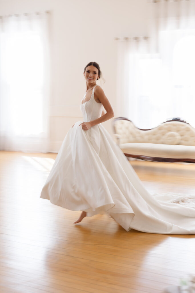 Fine art bridal session at Studio 821 in Newport, Kentucky