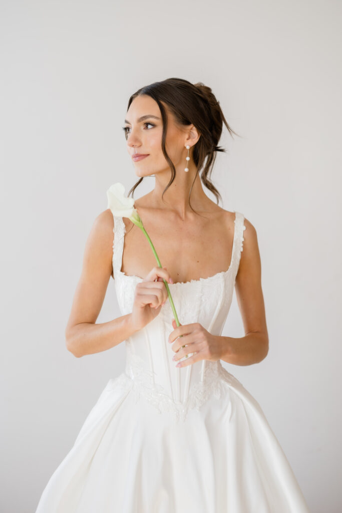 Fine art bridal session at Studio 821 in Newport, Kentucky