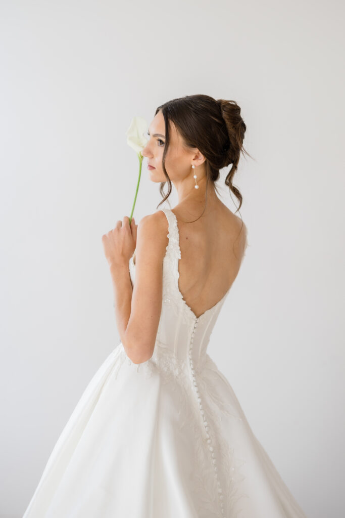 Fine art bridal session at Studio 821 in Newport, Kentucky